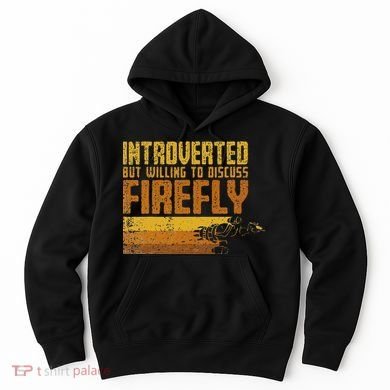 Vintage Introverted Browncoat Firefly Space Sci Fi Hoodie