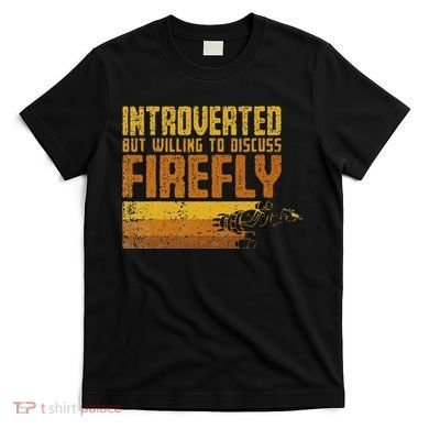 Vintage Introverted Browncoat Firefly Space Sci Fi T-Shirt