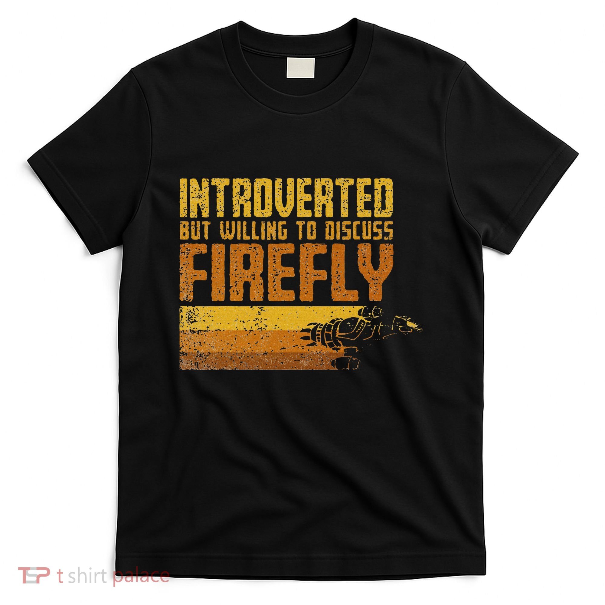 Vintage Introverted Browncoat Firefly Space Sci Fi T-Shirt