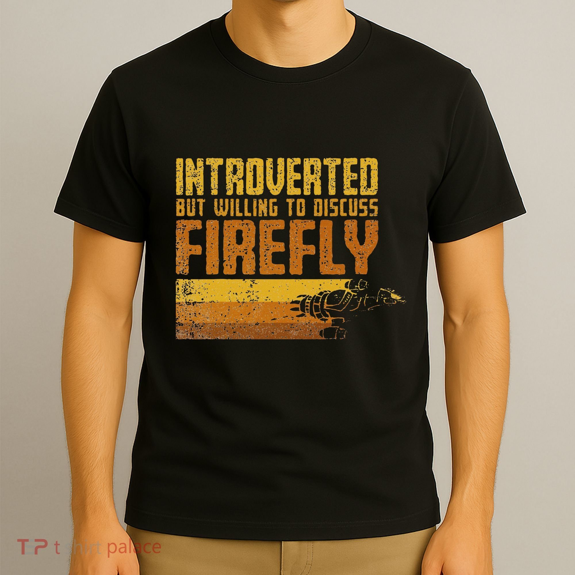 Vintage Introverted Browncoat Firefly Space Sci Fi T-Shirt