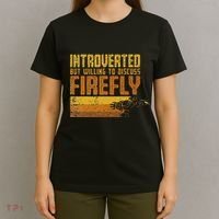 Vintage Introverted Browncoat Firefly Space Sci Fi T-Shirt thumb 4