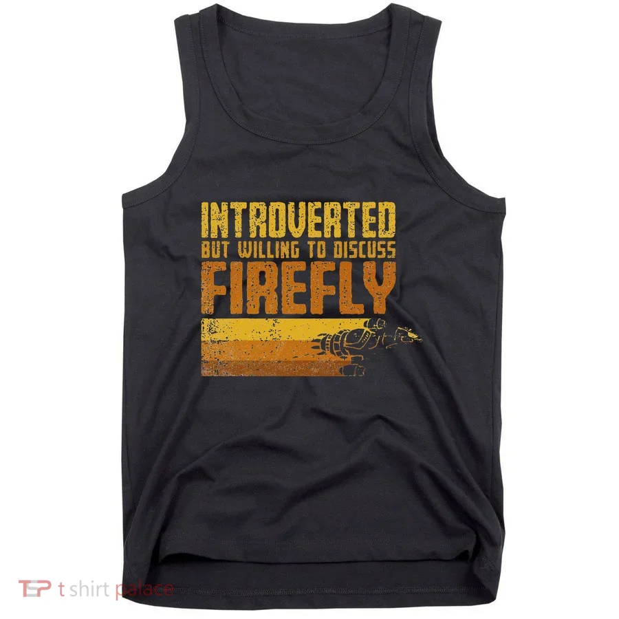 Vintage Introverted Browncoat Firefly Space Sci Fi Tank Top