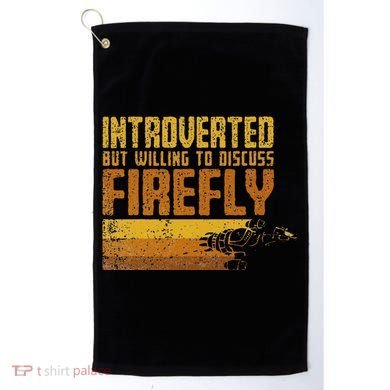Vintage Introverted Browncoat Firefly Space Sci Fi Golf Towel