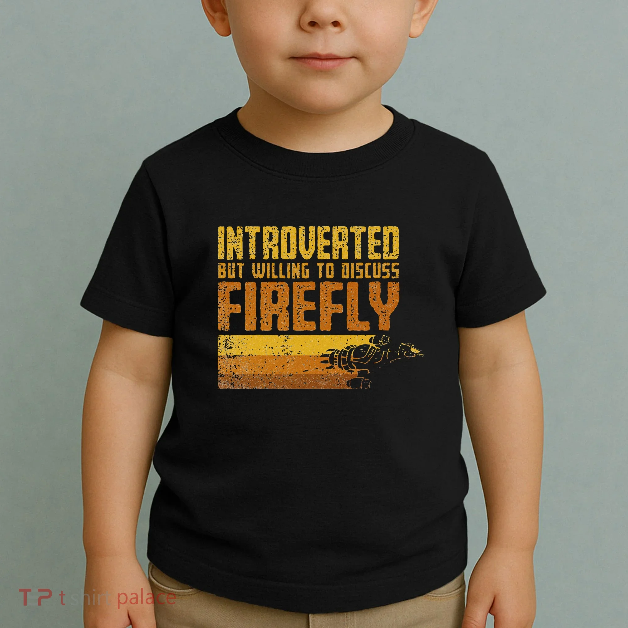 Vintage Introverted Browncoat Firefly Space Sci Fi Toddler T-Shirt