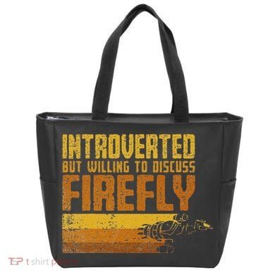 Vintage Introverted Browncoat Firefly Space Sci Fi Tote Bag