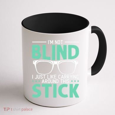 Visually Impaired Braille Visual Blind Awareness Coffee Mug back