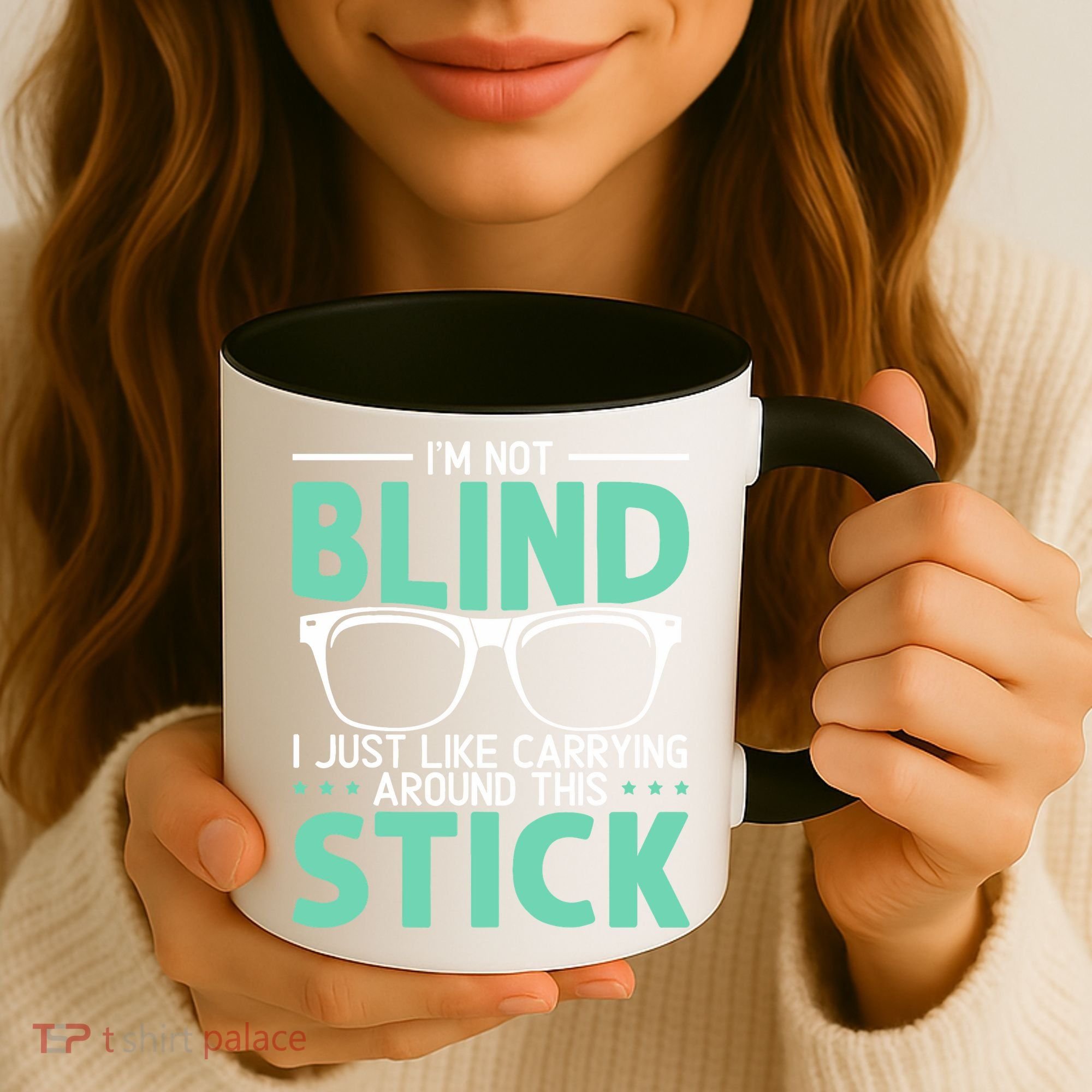 Visually Impaired Braille Visual Blind Awareness Coffee Mug