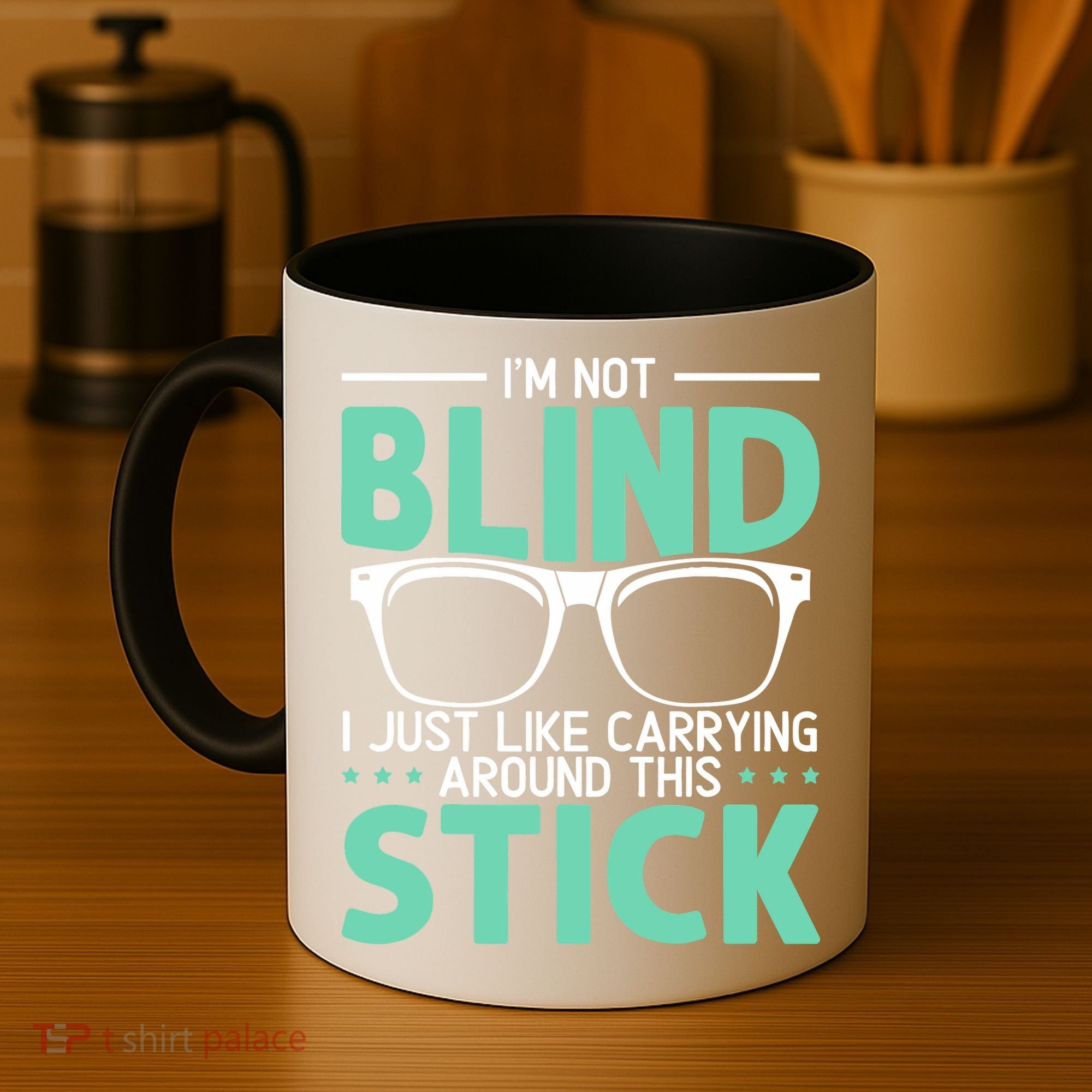 Visually Impaired Braille Visual Blind Awareness Coffee Mug