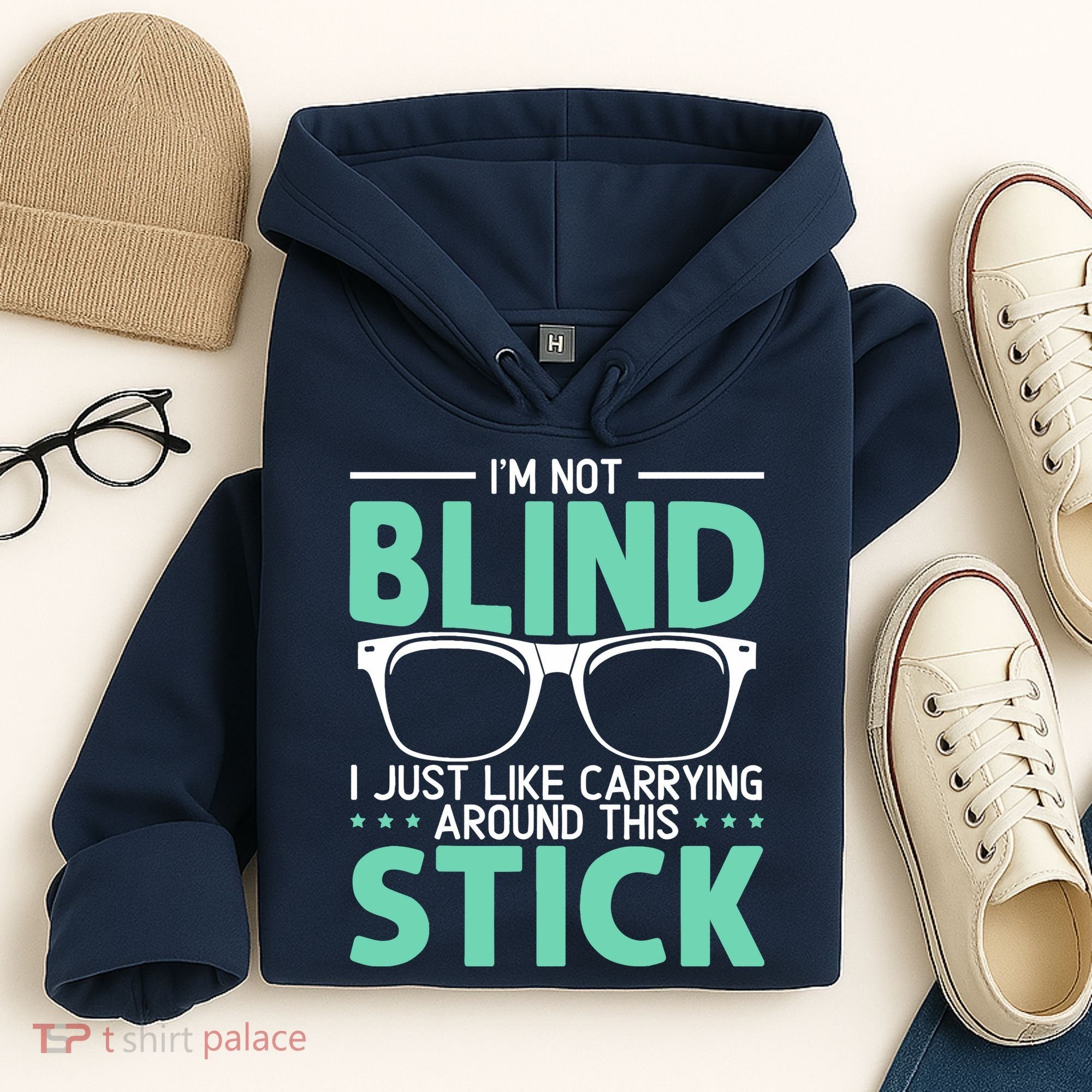Visually Impaired Braille Visual Blind Awareness Hoodie