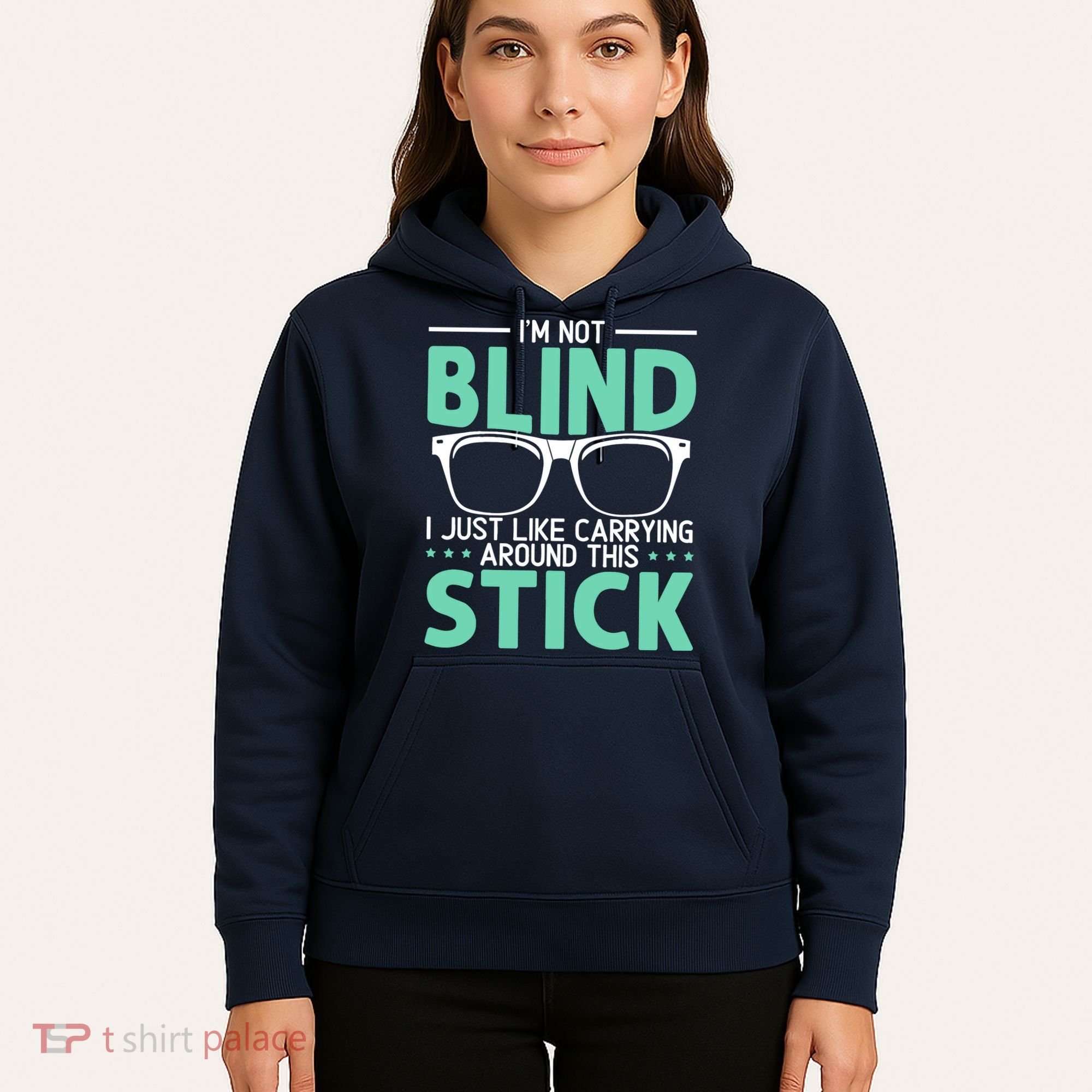 Visually Impaired Braille Visual Blind Awareness Hoodie