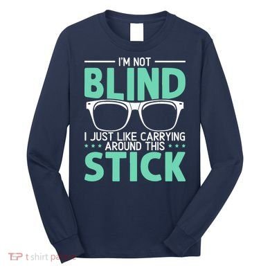 Visually Impaired Braille Visual Blind Awareness Long Sleeve Shirt