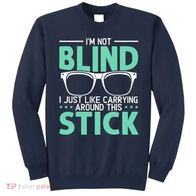 Visually Impaired Braille Visual Blind Awareness Sweatshirt