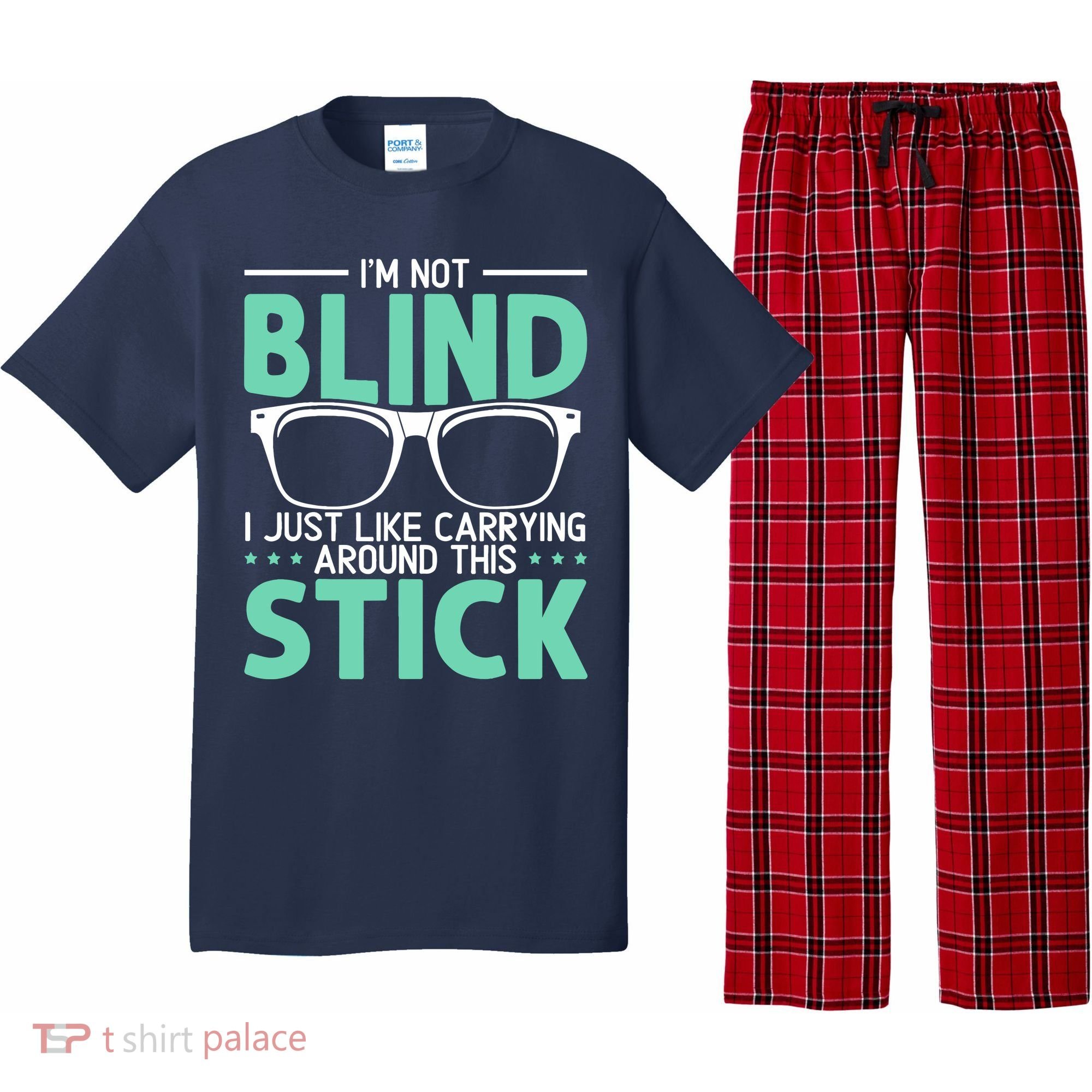 Visually Impaired Braille Visual Blind Awareness Pajama Set