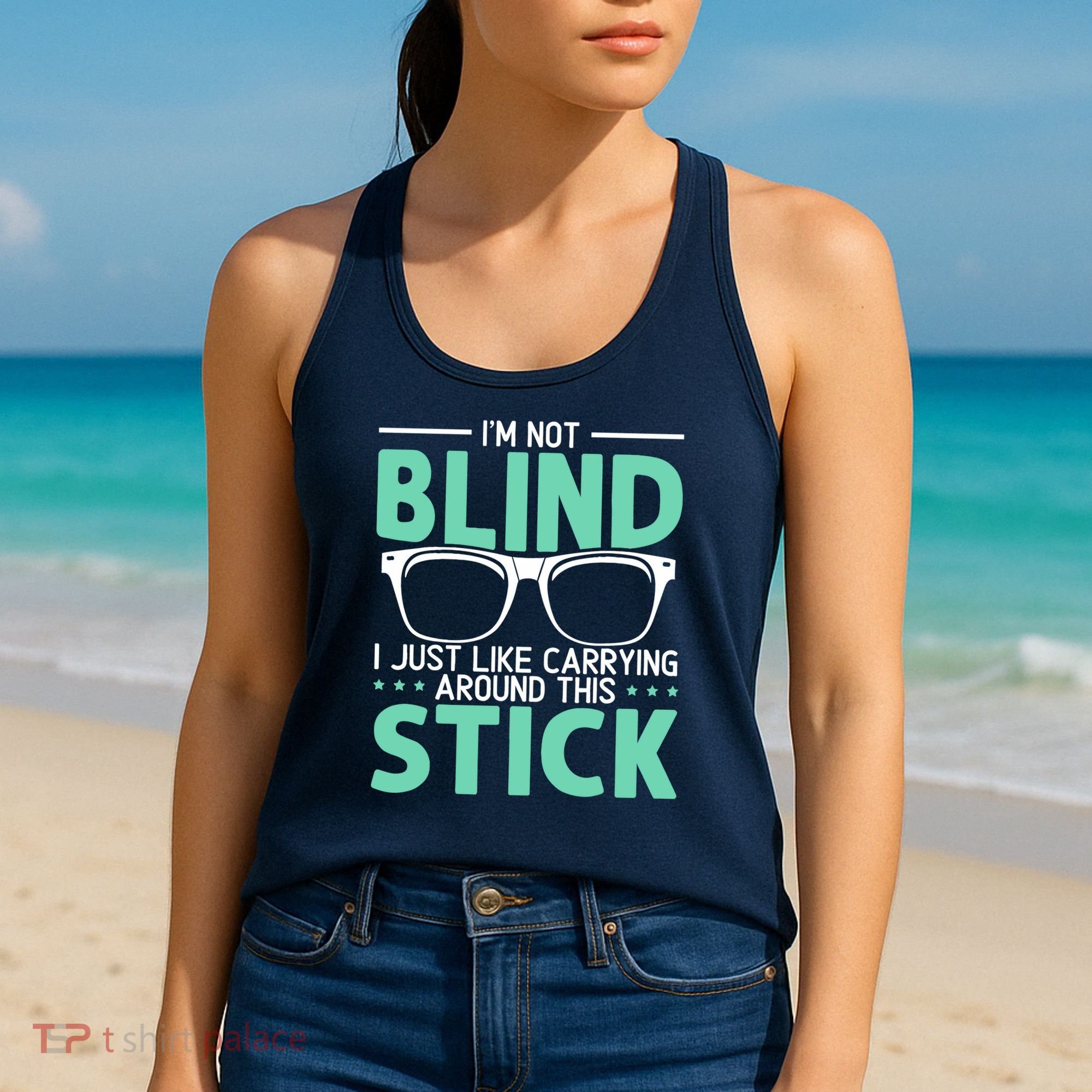 Visually Impaired Braille Visual Blind Awareness Women's Tank Top