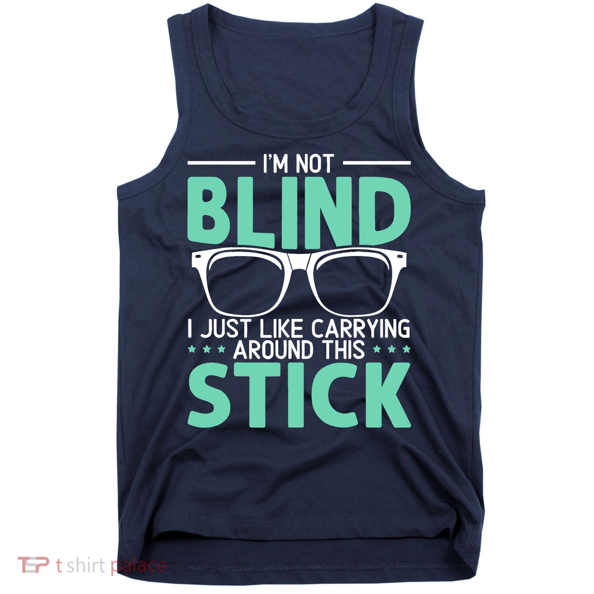 Visually Impaired Braille Visual Blind Awareness Tank Top