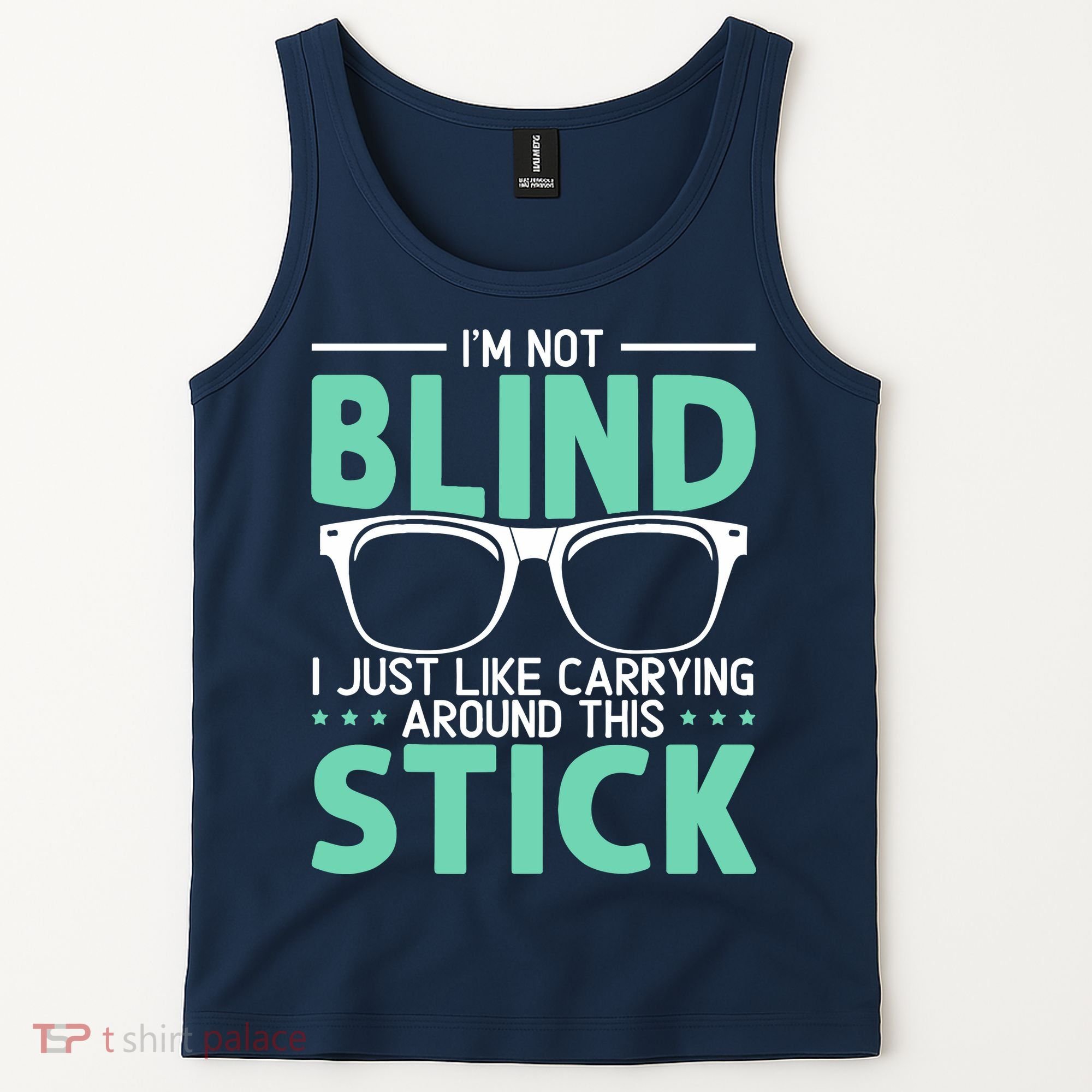 Visually Impaired Braille Visual Blind Awareness Tank Top