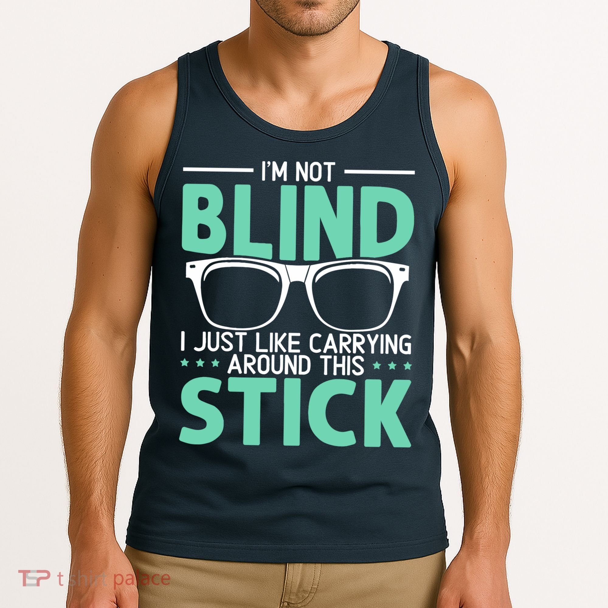 Visually Impaired Braille Visual Blind Awareness Tank Top