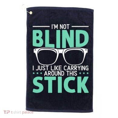 Visually Impaired Braille Visual Blind Awareness Golf Towel