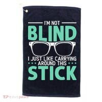 Visually Impaired Braille Visual Blind Awareness Golf Towel thumb 0