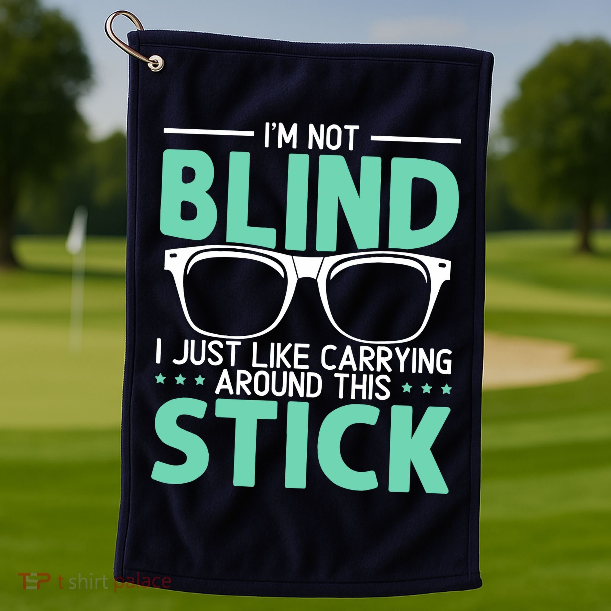 Visually Impaired Braille Visual Blind Awareness Golf Towel
