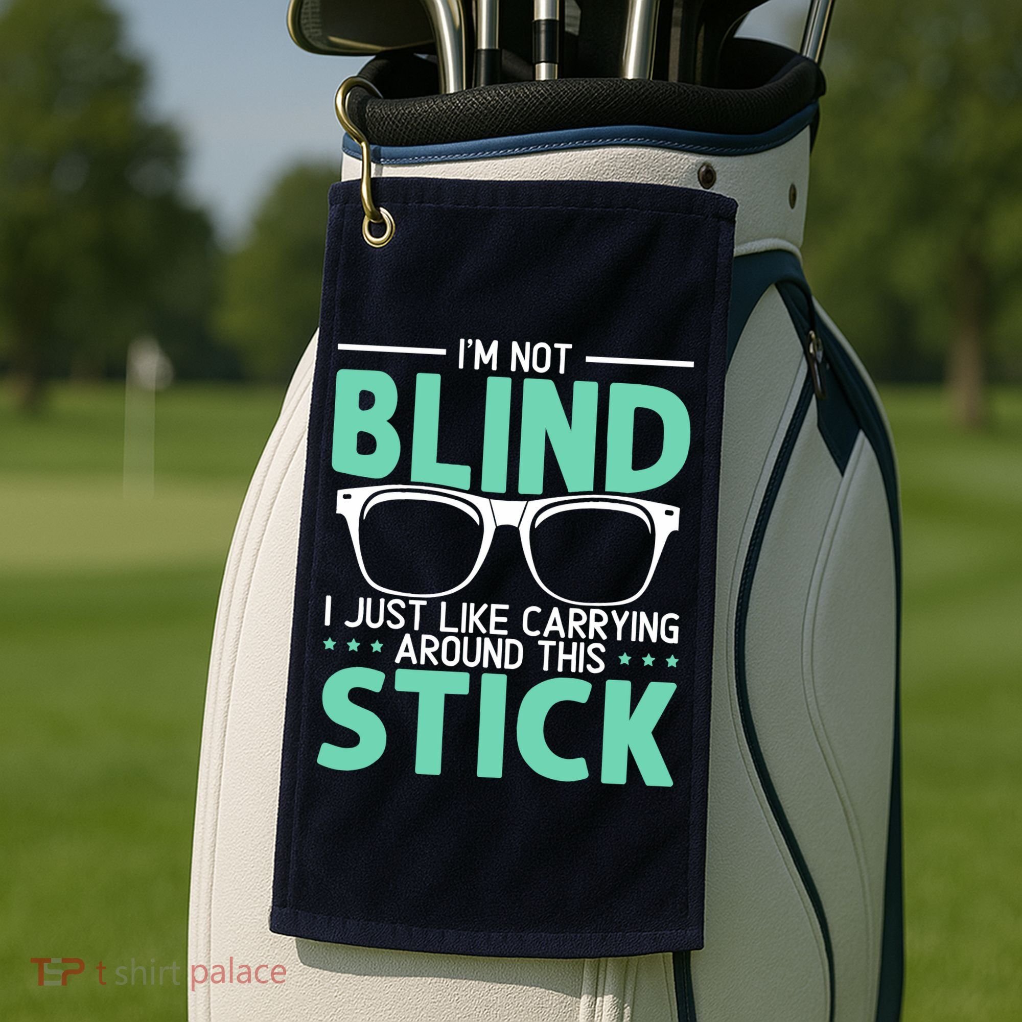 Visually Impaired Braille Visual Blind Awareness Golf Towel