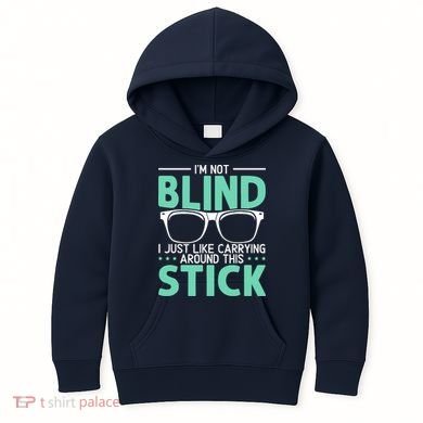 Visually Impaired Braille Visual Blind Awareness Kids Hoodie