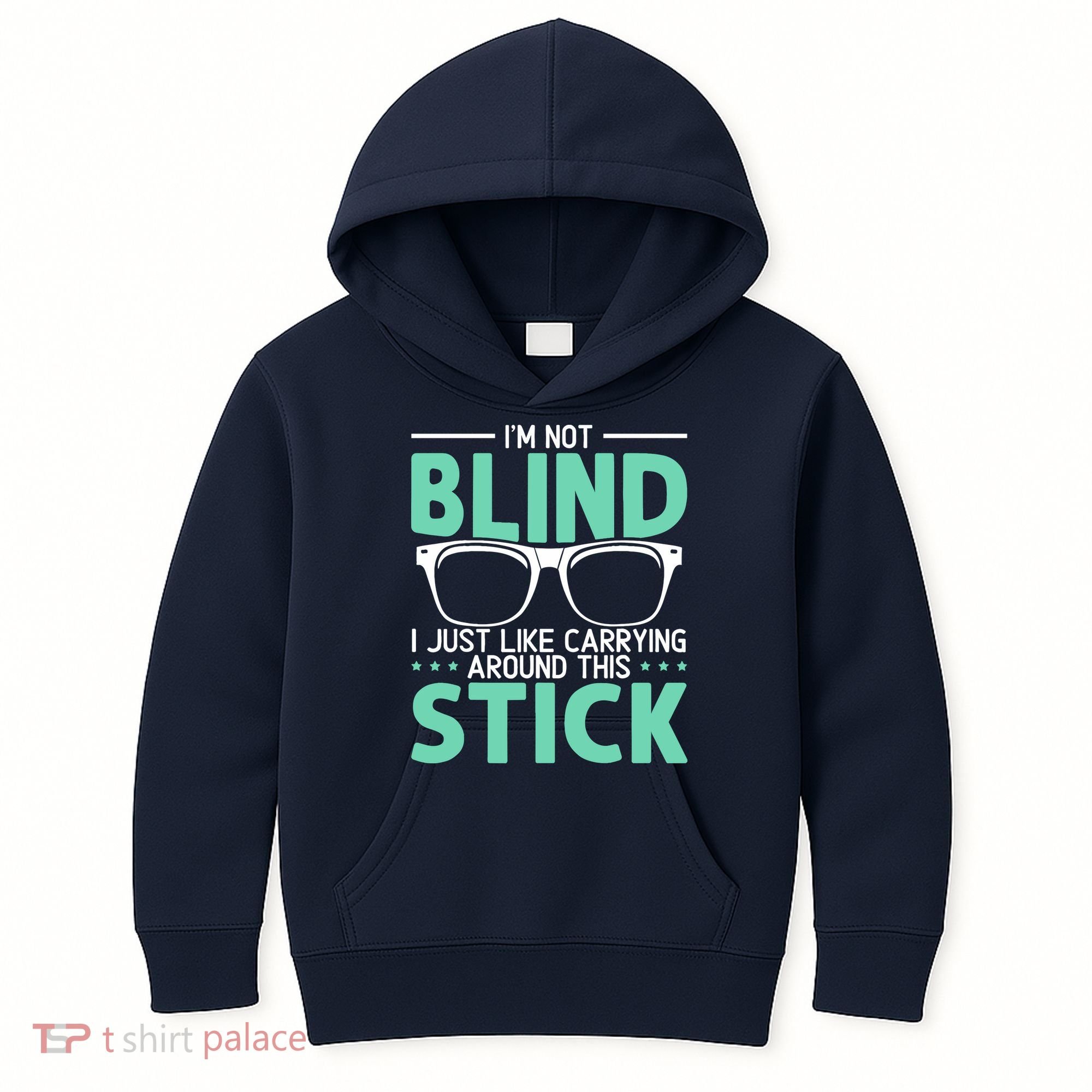 Visually Impaired Braille Visual Blind Awareness Kids Hoodie