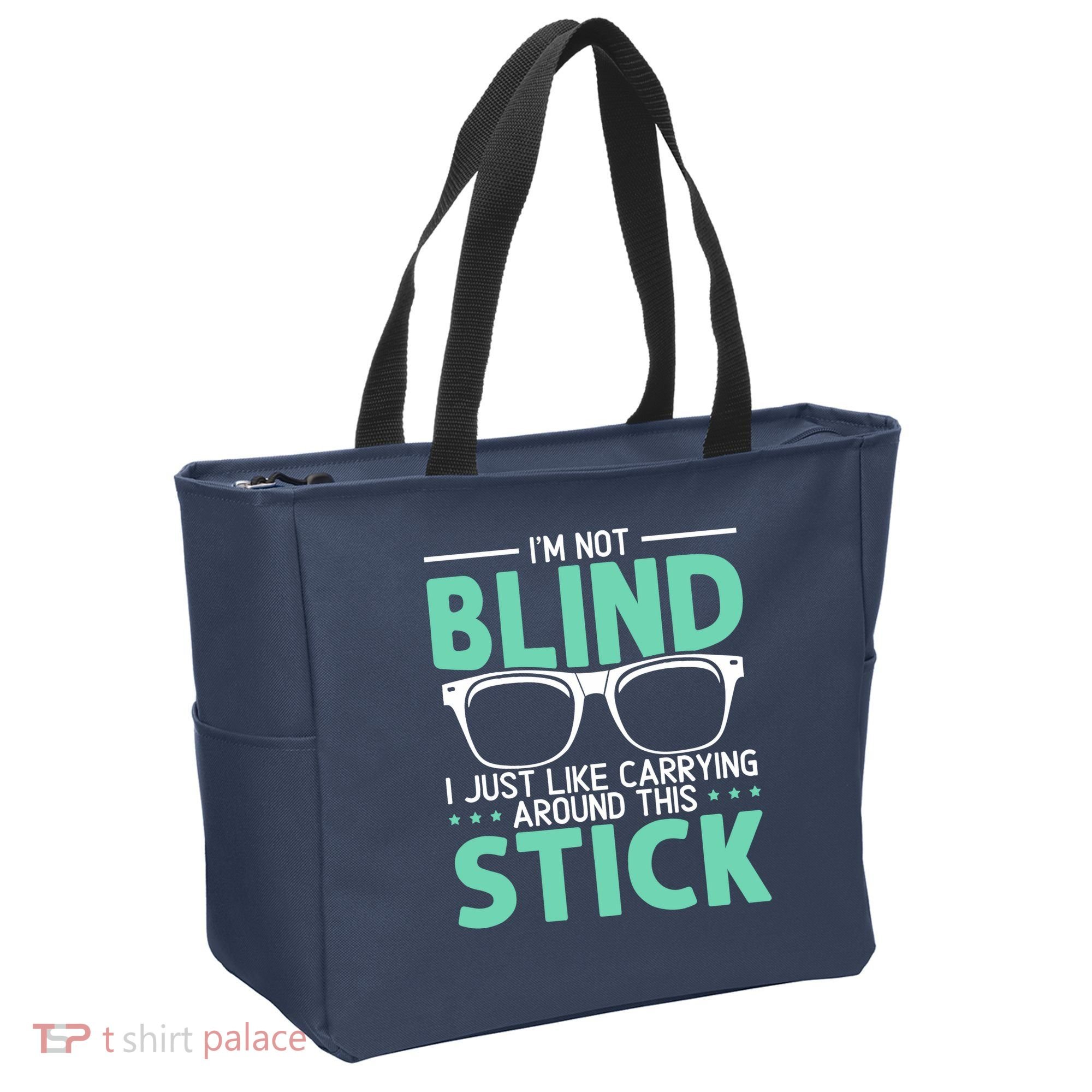 Visually Impaired Braille Visual Blind Awareness Tote Bag