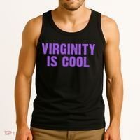 Virginity Is Cool, Rock This Funny Virgin Fashion Tank Top thumb 3