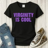 Virginity Is Cool, Rock This Funny Virgin Fashion Women's T-Shirt thumb 3