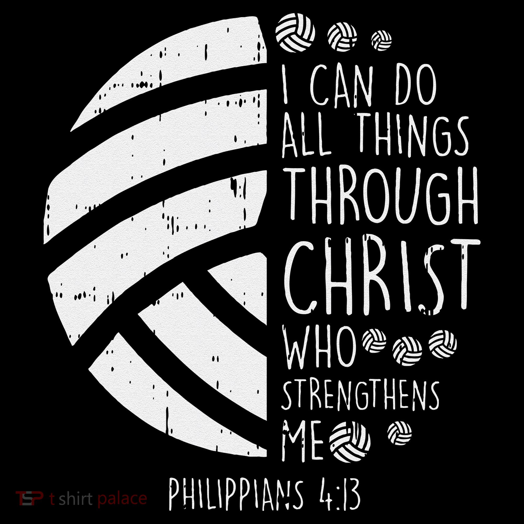 Volleyball I Can Do Things Bible Verse God Jesus Gift Coffee Mug