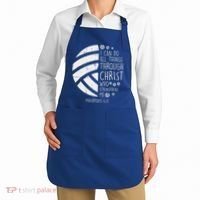 Volleyball I Can Do Things Bible Verse God Jesus Gift Apron thumb 2