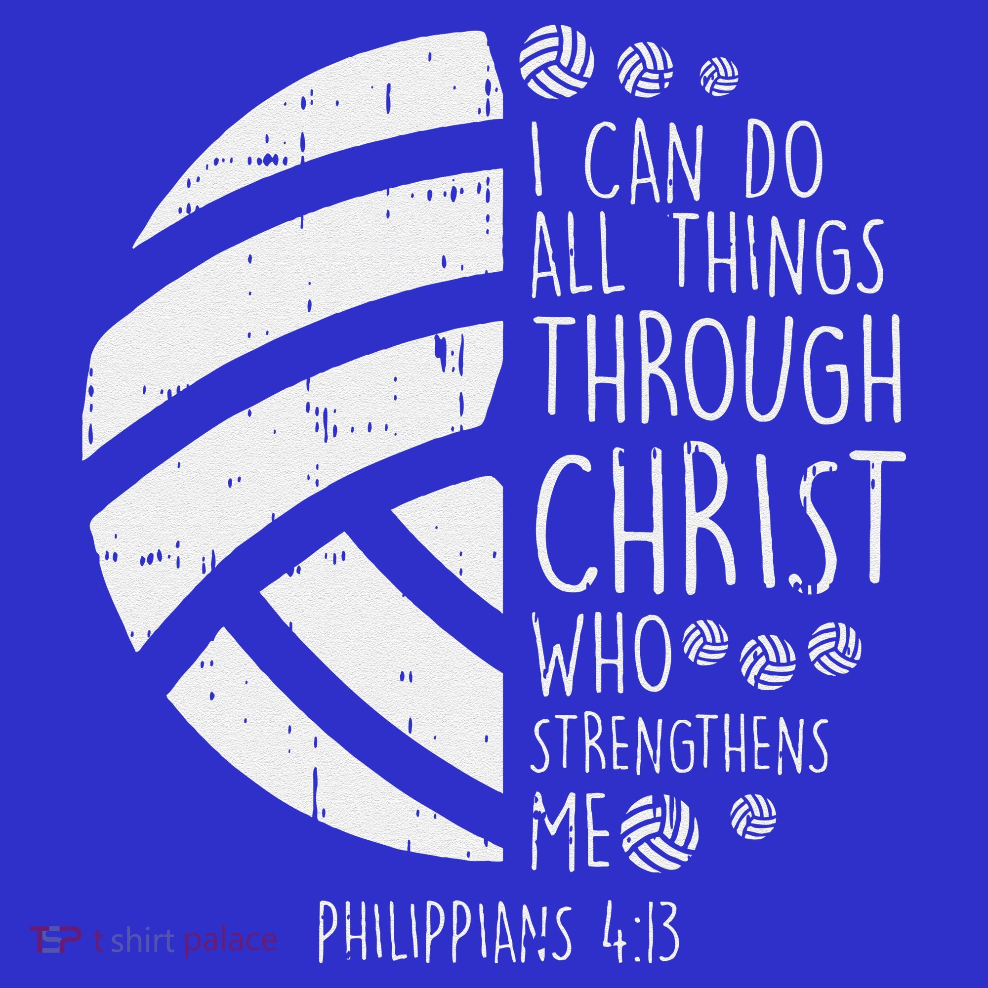 Volleyball I Can Do Things Bible Verse God Jesus Gift Mousepad