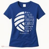Volleyball I Can Do Things Bible Verse God Jesus Gift Women's T-Shirt thumb 0