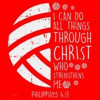 Volleyball I Can Do Things Bible Verse God Jesus Gift Santa Hat thumb 1