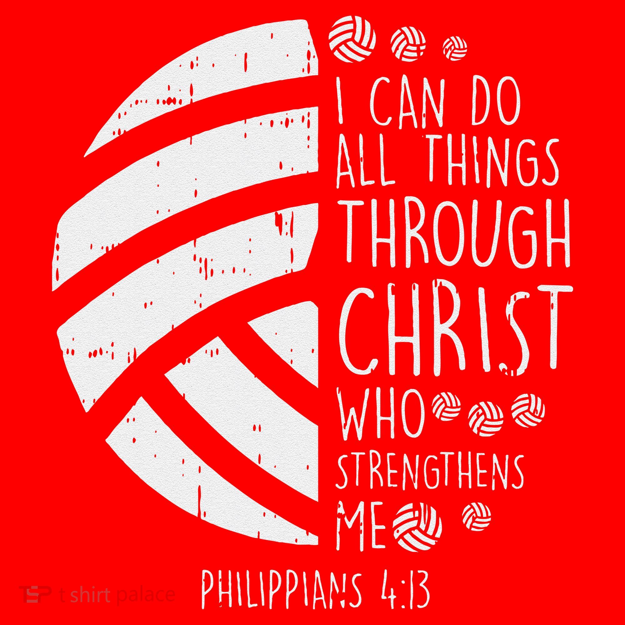 Volleyball I Can Do Things Bible Verse God Jesus Gift Santa Hat