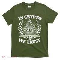 Vintage In Crypto We Trust Eye Of Providence T-Shirt thumb 0