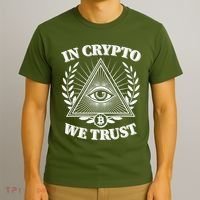 Vintage In Crypto We Trust Eye Of Providence T-Shirt thumb 3