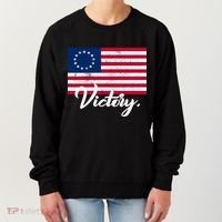 Victory America Betsy Ross Flag 1776 Women's Sweatshirt thumb 0