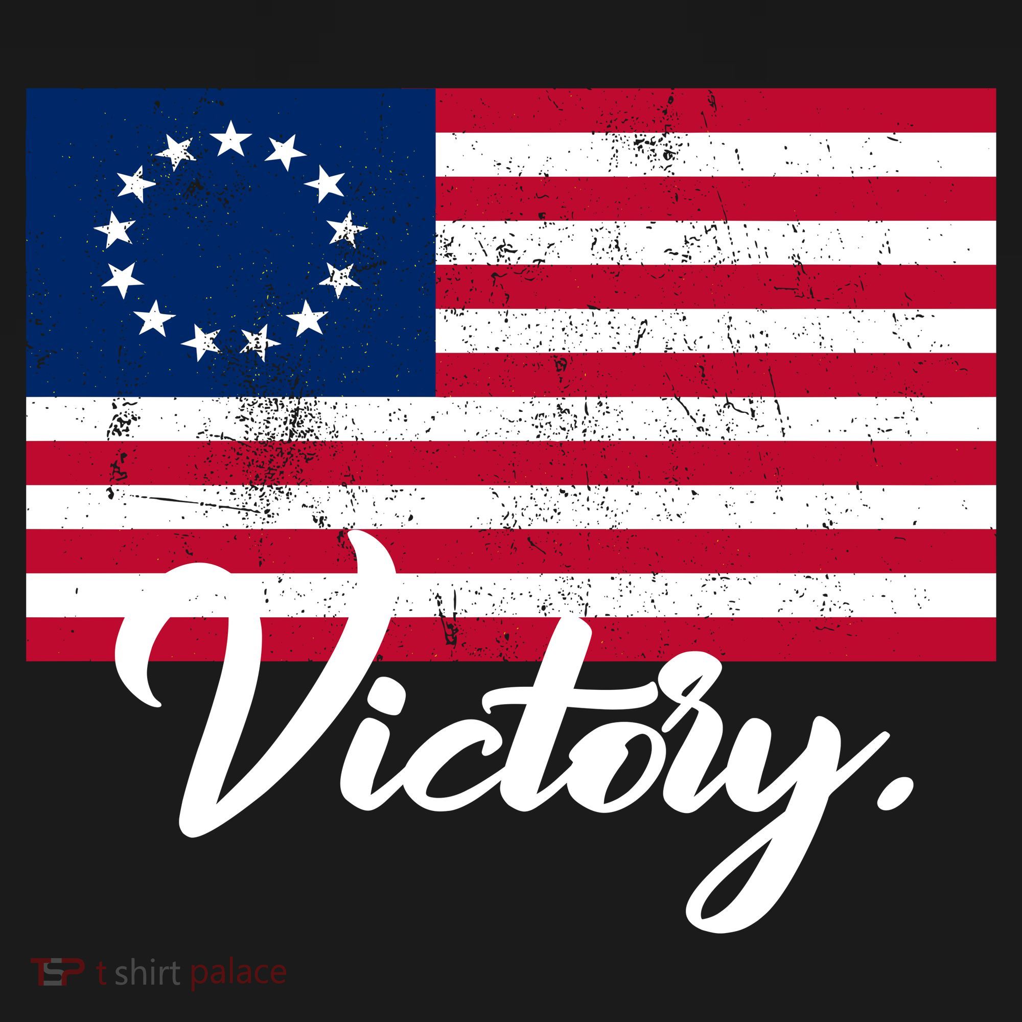 Victory America Betsy Ross Flag 1776 Coaster