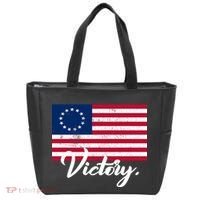 Victory America Betsy Ross Flag 1776 Tote Bag thumb 0