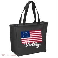 Victory America Betsy Ross Flag 1776 Tote Bag thumb 2