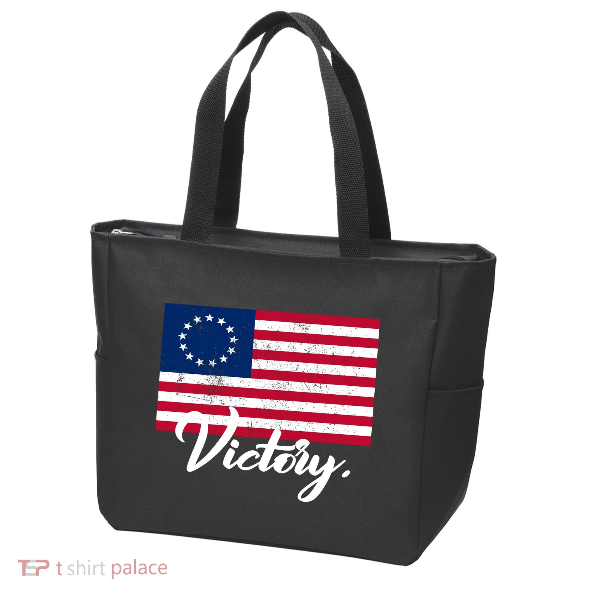 Victory America Betsy Ross Flag 1776 Tote Bag