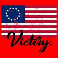 Victory America Betsy Ross Flag 1776 Santa Hat thumb 1