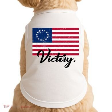 Victory America Betsy Ross Flag 1776 Doggie Tank