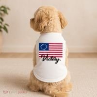 Victory America Betsy Ross Flag 1776 Doggie Tank thumb 2