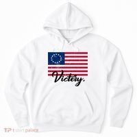 Victory America Betsy Ross Flag 1776 Hoodie thumb 0