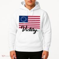 Victory America Betsy Ross Flag 1776 Hoodie thumb 2
