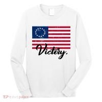 Victory America Betsy Ross Flag 1776 Long Sleeve Shirt thumb 0