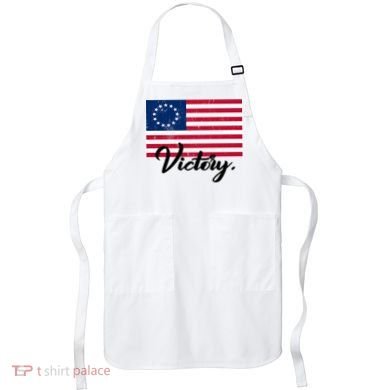 Victory America Betsy Ross Flag 1776 Apron
